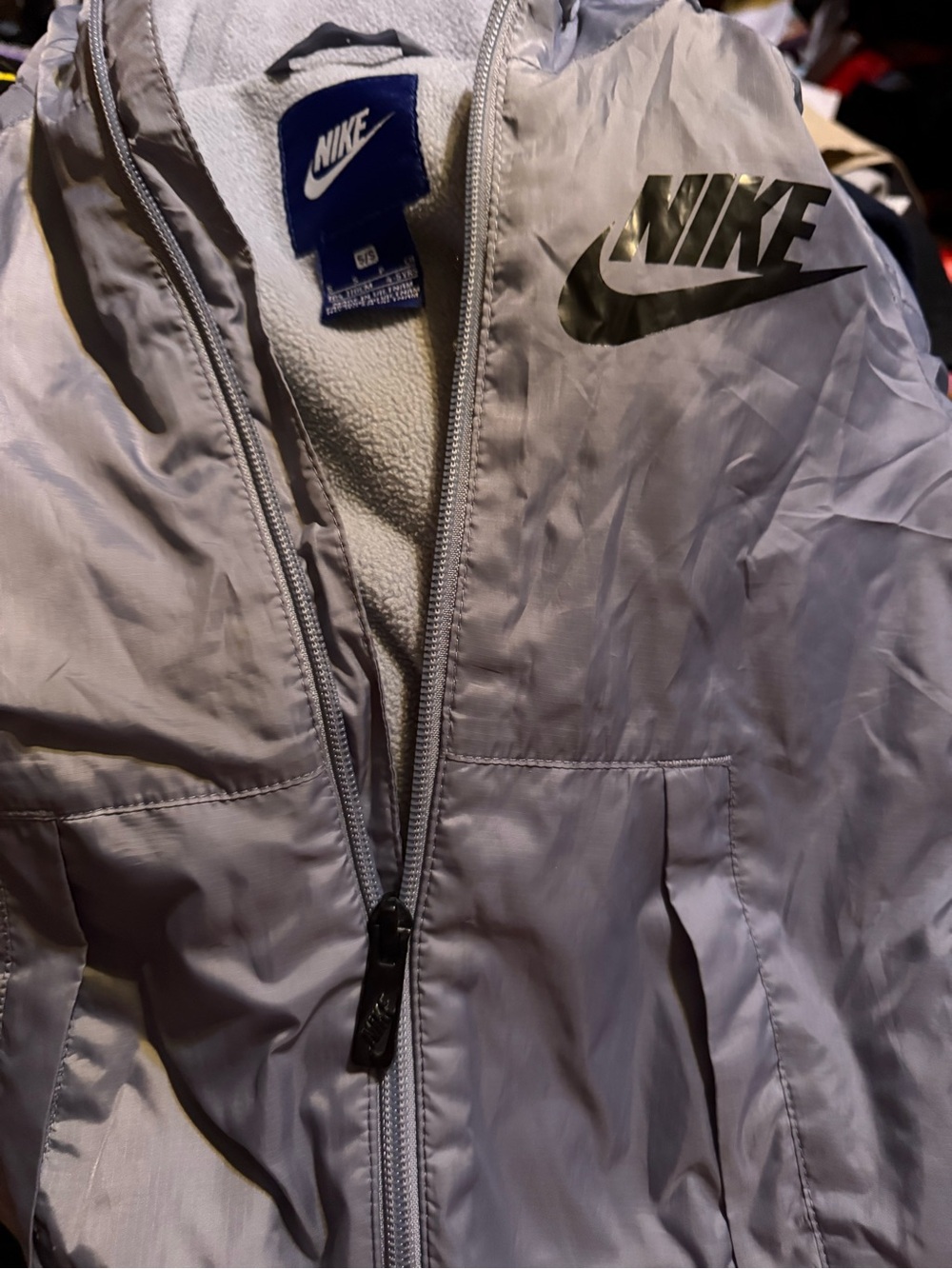 Nike hoodie jacket size 5 4-5 years small windbreaker